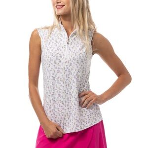 1/4 Zip Sleeveless Cooling Fabric Tank